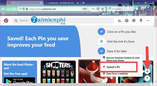 Cách đăng bài lên Pinterest