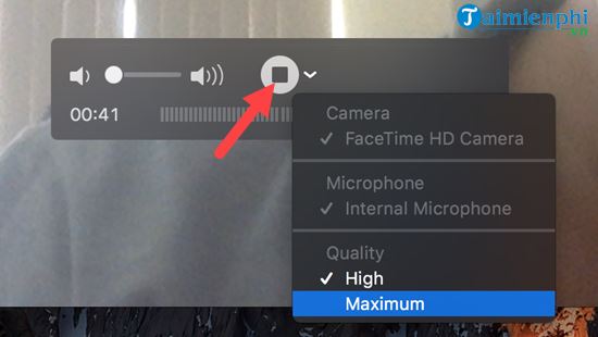Cách quay Video trên Macbook bằng camera của máy