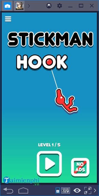 Cách chơi Stickman Hook trên PC