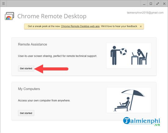 Hướng dẫn truy cập máy tính từ xa bằng Chrome Remote Desktop