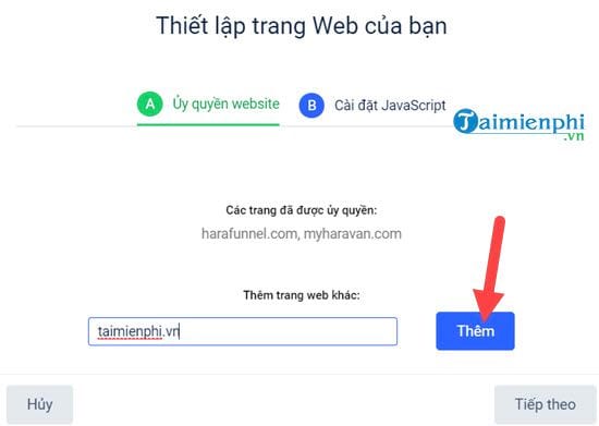 Cách tích Hợp Facebook Chatbox vào Website Haravan