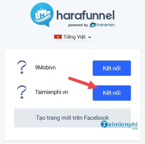how to access facebook chatbox to haravan 6 website