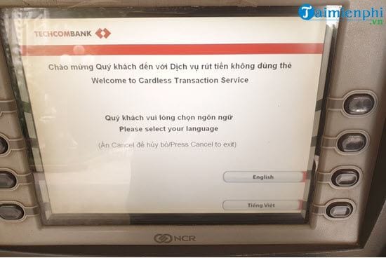 huong dan rut tien tai atm techcombank ma khong can the 6