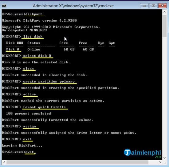 cai windows 10 bao loi windows can t be installed on driver 0 partition 1 4
