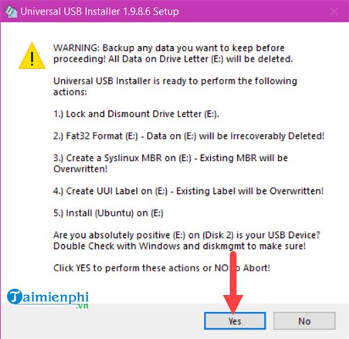 Cách cài Ubuntu các phiên bản từ USB