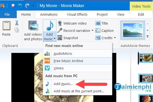 Cách tạo video từ ảnh trên Windows 10 bằng Windows Movie Maker