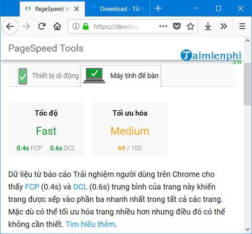 how to check toc due to fast website or fast 17