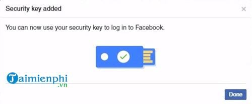 Cách sử dụng tính năng Khóa bảo mật, Security Key trên Facebook