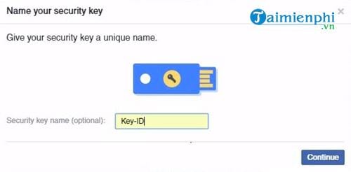 Cách sử dụng tính năng Khóa bảo mật, Security Key trên Facebook