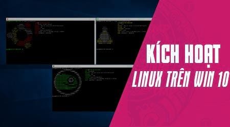 kich hoat windows subsystem for linux tren windows 10 fall creator