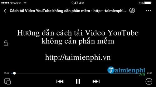 Cách sử dụng Tubemate để tải Video trên Youtube