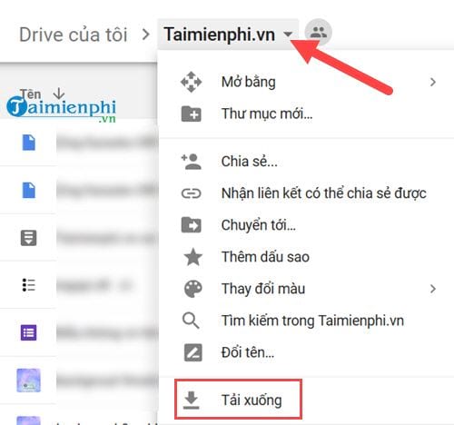 Cách tải toàn bộ thư mục được share bằng link Google Drive