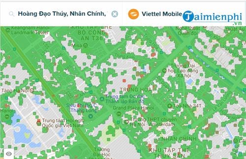 Xem vùng phủ sóng của Viettel, Mobifone, Vinaphone, Vietnammobile