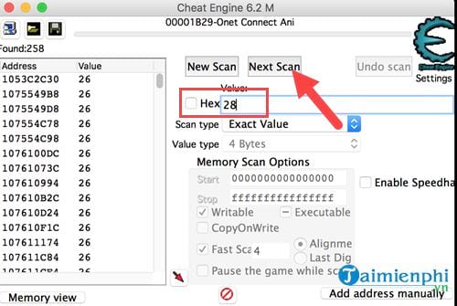 Cách sử dụng phần mềm Cheat Engine 6 trên Mac OS