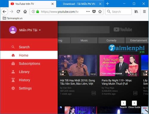 use cover from youtube tv on windows 10 10