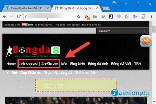 Cách xem bóng đá trên Ace stream