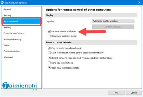 remove the screen of teamviewer 4