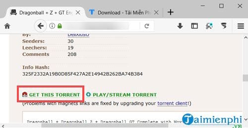 Hướng dẫn tải file Torrent trên trình Firefox
