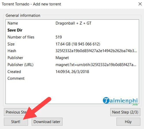 Hướng dẫn tải file Torrent trên trình Firefox