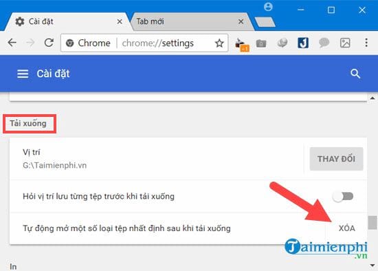 Cách tắt tự động mở ảnh khi tải về trên Google Chrome