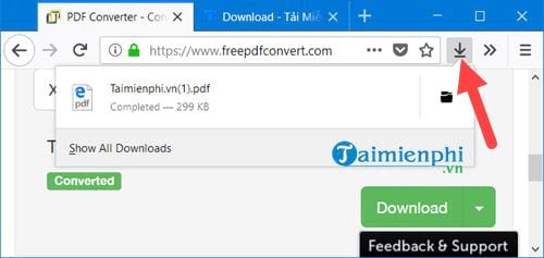 Chuyển đổi Word sang PDF trực tuyến với freepdfconvert