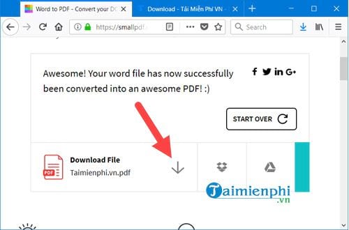 chuyen word sang pdf truc tuyen bang smallpdf 7