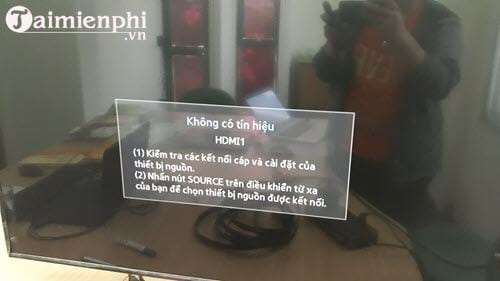 no problem when connecting to TV with laptop with hdmi 6