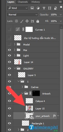 Ghép ảnh tết trong Photoshop