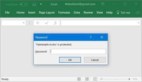 Quên mật khẩu file Excel làm sao để lấy lại?