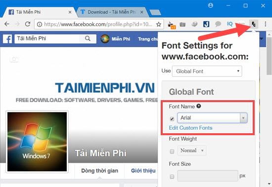 Cách sửa lỗi font tiếng Việt của Facebook
