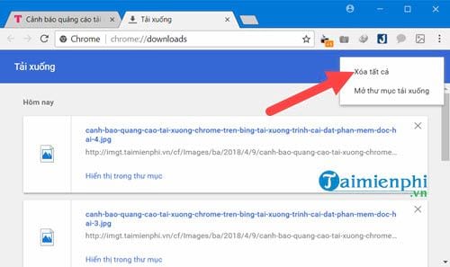 how to delete download calendar on chrome 5