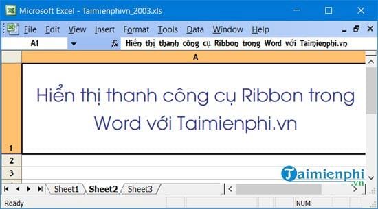 Cách ẩn, hiện thanh công cụ Ribbon trong Word, Excel 23