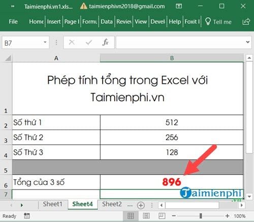 cach tinh cong tru nhan chia trong excel 4