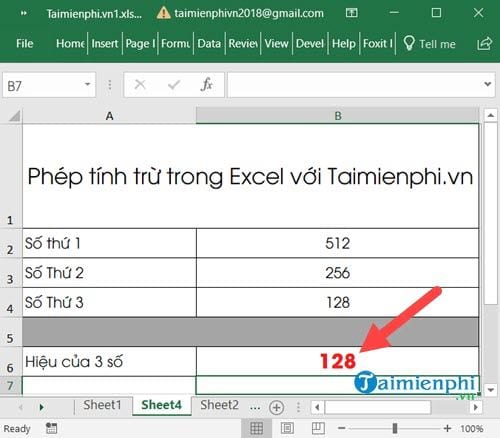 cach tinh cong tru nhan chia trong excel 6