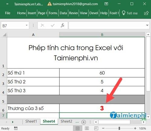 cach tinh cong tru nhan chia trong excel 10