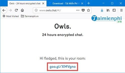 Cách sử dụng chat Owls tự hủy sau 24 giờ