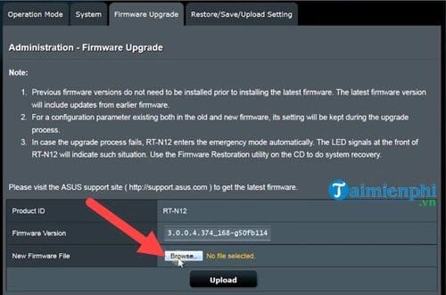 firmware guide for asus 9 router