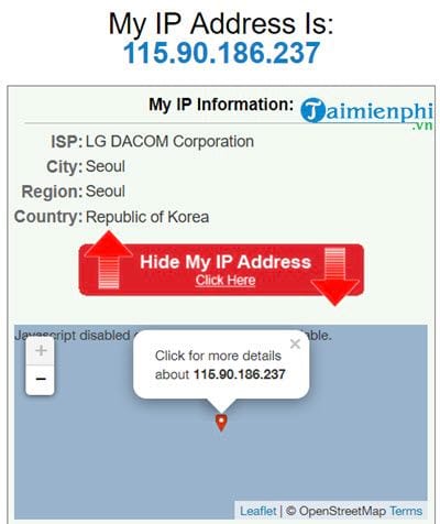 Cách Fake IP Hàn Quốc