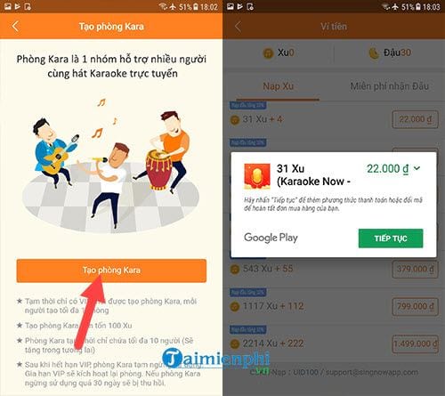 Hướng dẫn sử dụng Karaoke Now trên điện thoại