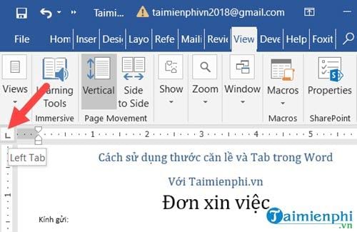 cach su dung thuoc can le va tab trong word 11