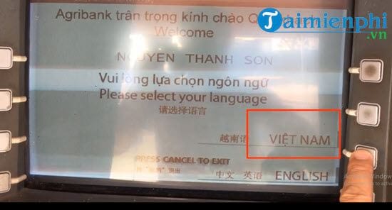 đổi mật khẩu atm agribank thay ma pin