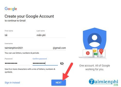 Cách tạo tài khoản Gmail Google giao diện mới 2018