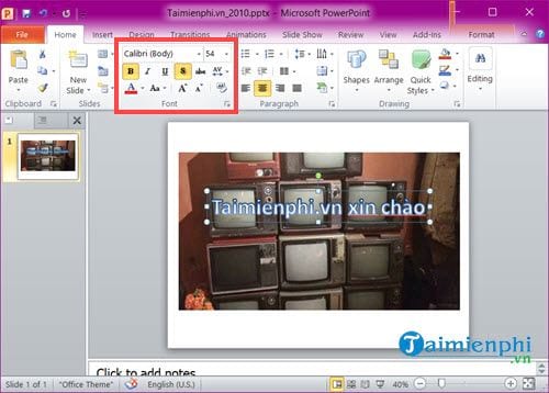 cach chen chu vao anh trong powerpoint 11