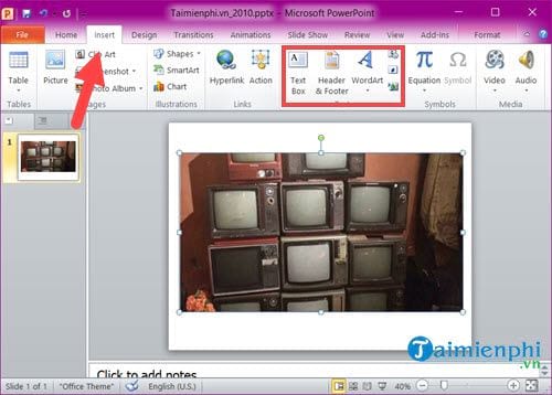cach chen chu vao anh trong powerpoint 10