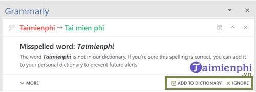 cach kiem tra tieng anh tren word bang grammarly 16