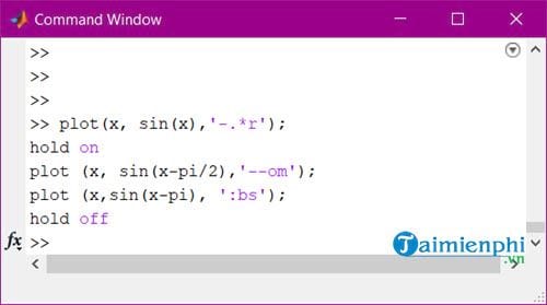 Cách vẽ đồ thị trong Matlab