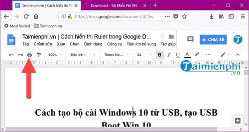 cach in trong google docs 6