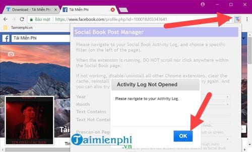 how to delete multiple facebook statuses with 5