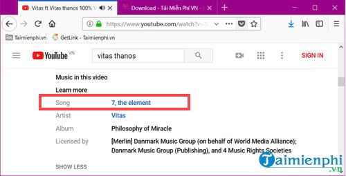 Cách tìm tên bài hát trong video trên YouTube