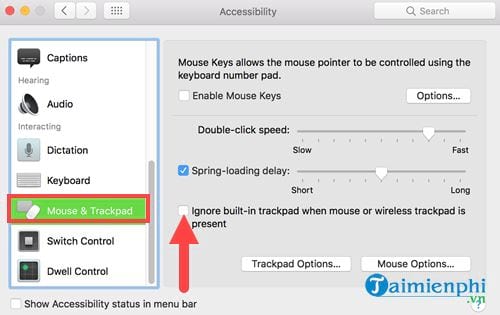 Cách vô hiệu hoá bàn di chuột trên Macbook
